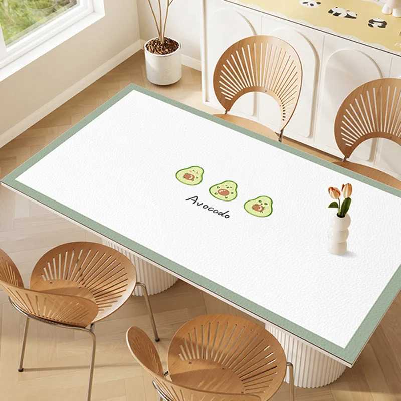 Tableau A98 Table en PVC aromatisé Fruit Huile non lavable Huile et table de restauration résistante à la poussière Table basse légère et luxueuse 240426