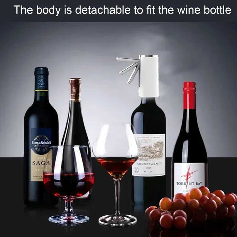 Bar Tools Fast Air Awakening Wine Resolver Dispenser Electric Wine Seperator Intelligent Alcohol Dispenser Bar Wine Dispenser 240426