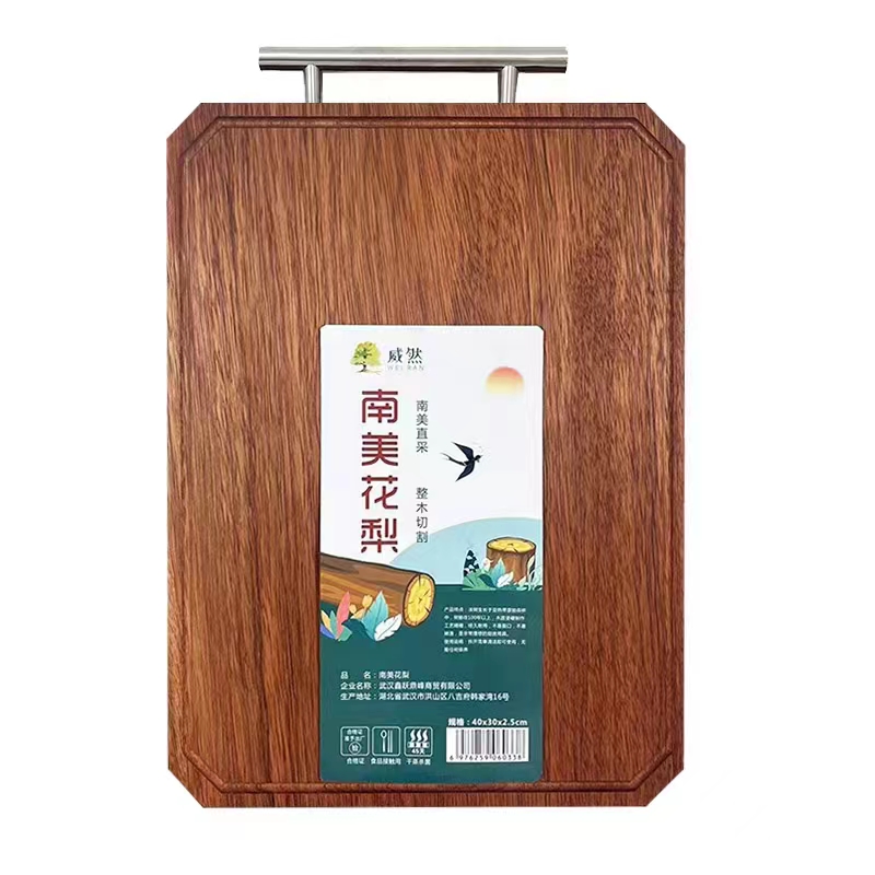 Tablas de corte de madera sólida con múltiples especificaciones de material para cocinas domésticas