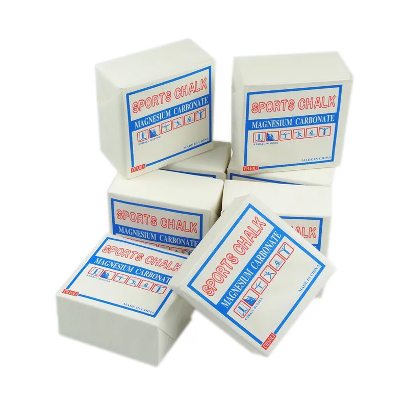 Lyft 8st Vikt Lyftning Sport Chalk Magnesium Powder Blocks Antiskid Rhythmic Gymnastics Climbing Fitness Training Magnesium Brick