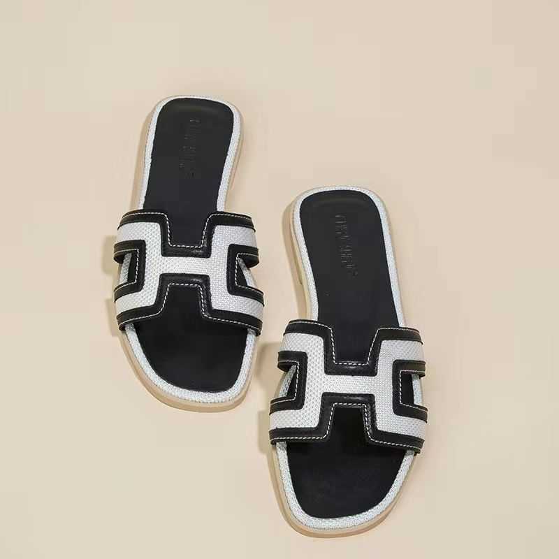 Designer Sommer Orans Sandals Womens Slide Flip Flip Crocodile Beach Echt Ledermarke für Outside als Outs