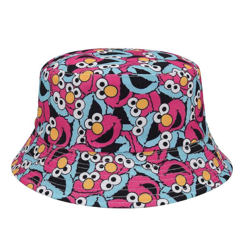 Breda randen hattar hink hattar tecknad tryckt hiphop hink hatt sommarmens fiskare hatt gata klädhatt kvinnor strand hatt unisex panama hatt 240424