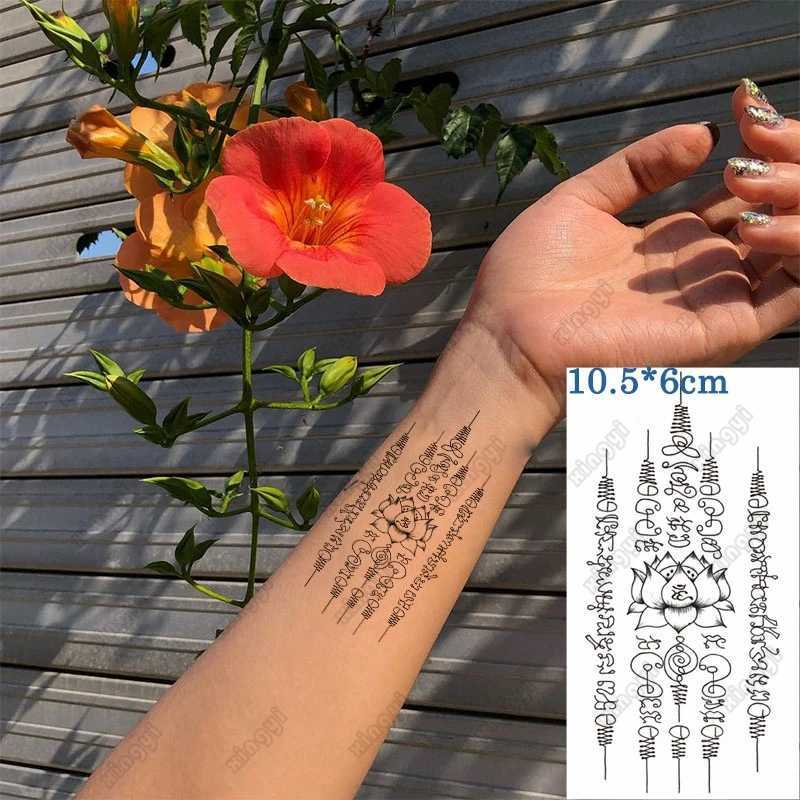 Tattoo overdracht waterdichte tijdelijke tattoo sticker kompas pijl pijl veer kinderen arm polspols handwateroverdracht nep tatto body art vrouwen mannen 240427