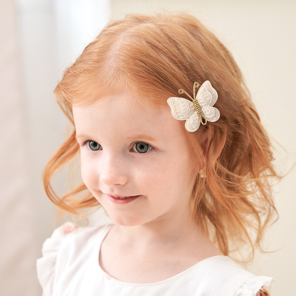 Baby Girls barrettes الصوف الصوف يدوي حبكة القوس مقاطع شعر الأطفال الأطفال القوس الشعر مقطع الشعر بوتيك الشعر لطفل صغير yl3841