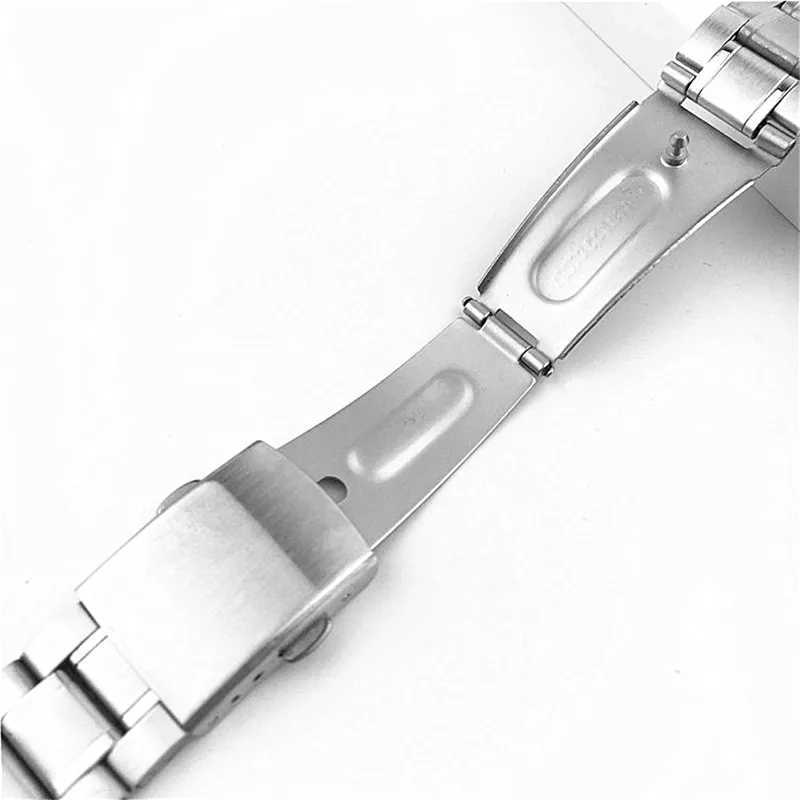 Oglądaj pasy 18 mm 20 mm 22 mm stal nierdzewna Modna srebrna Regulowana Regulowana NOWOŚĆ SMART WATT PAIN 12 mm 14 mm 16 mm Women Watch Pasek Correas 240424