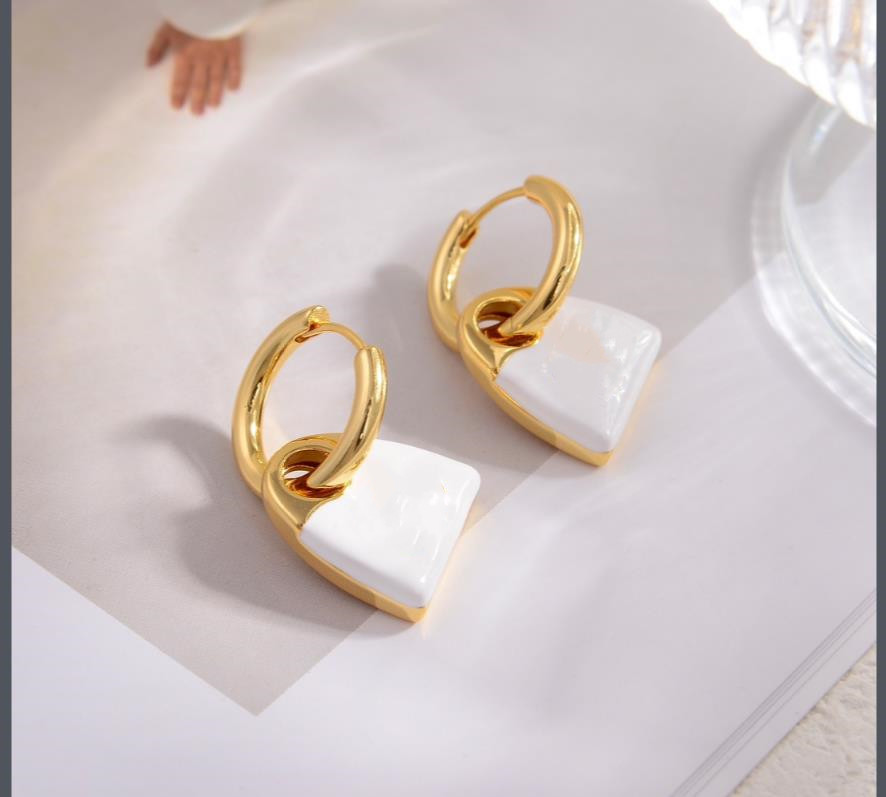 Серьги для дизайнерских сумок для женщин высококачественная роскошная золотая сумочка медная круга люстра серьги подарки