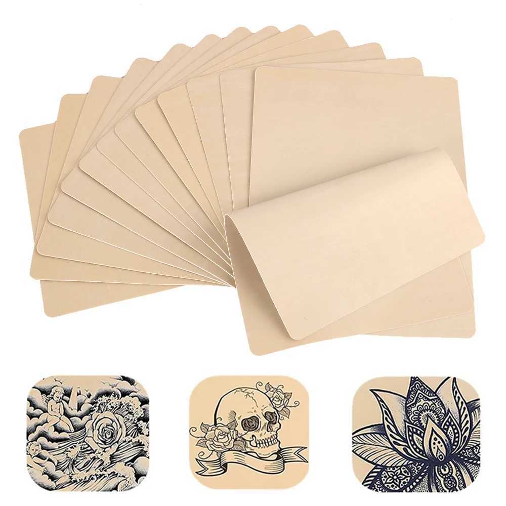 Tattoo Transfer Tattoo Blank Practice Skin Eyebrow Gragon Pattern Paint Mixer Makeup Double Side Practice Skin 240427