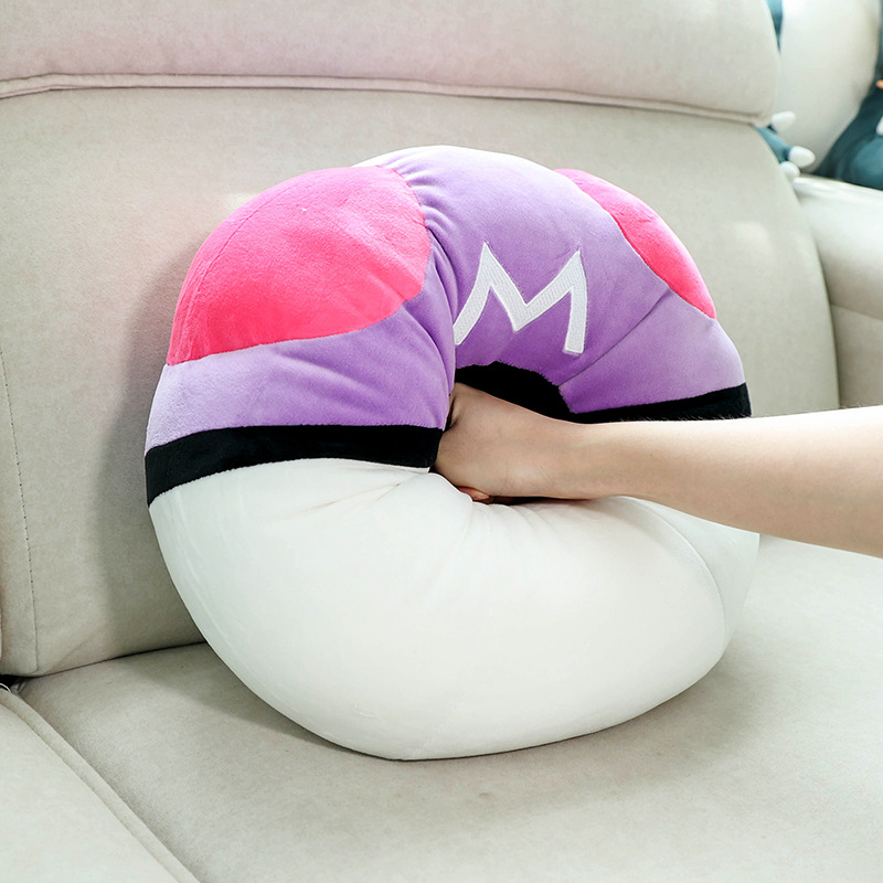 12 Inch Big Size Large Soft Ball Throw Pillow Plush Doll Super Ball Cushion Throw Pillow Red Blue Purple Grey Wholesale
