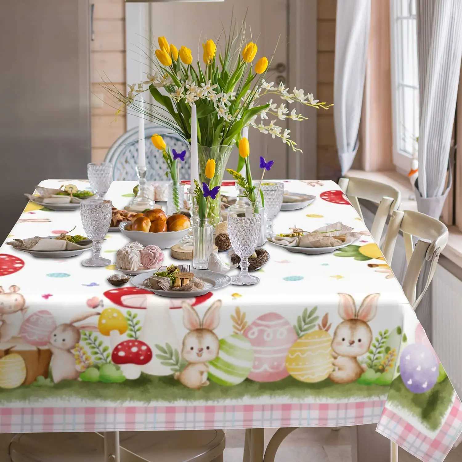 ASSE Piccola casa di Pasqua Fresh Rettangolare Tavolo da tavolo 240426