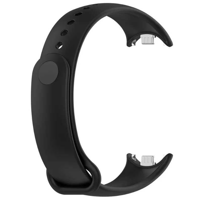 Titta på band Silikonrem som är lämplig för Mi Band 8 Xiaomi 8 NFC Armband Sports Rem Ersättnings Smartwatch -rem Xiaomi 8 Rem 240424