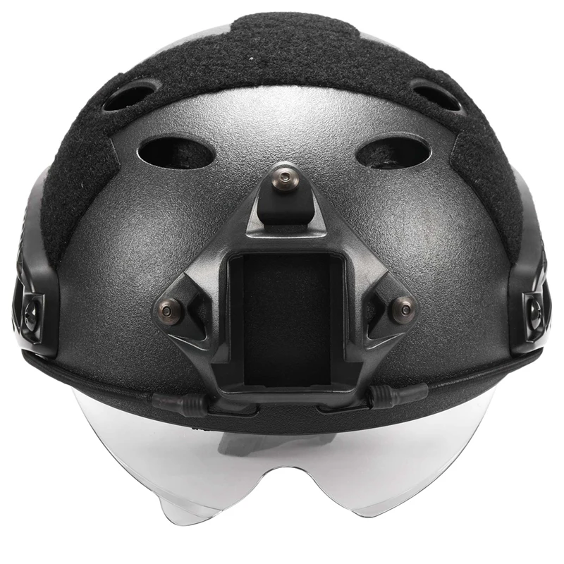 Sicurezza Casco da esterno esterno CS CS Airsoft Paintball Base Base Cascio Protettore 5559CM nero