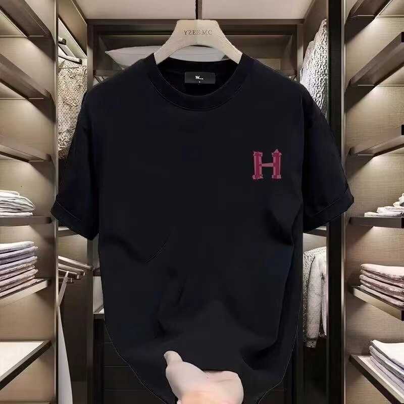 T-shirts voor heren, ontwerper Pure Cotton Short Sheeved T-shirt voor heren 2024 Zomer Nieuwe trend Xinjiang Lange nietje Helft All XMJT