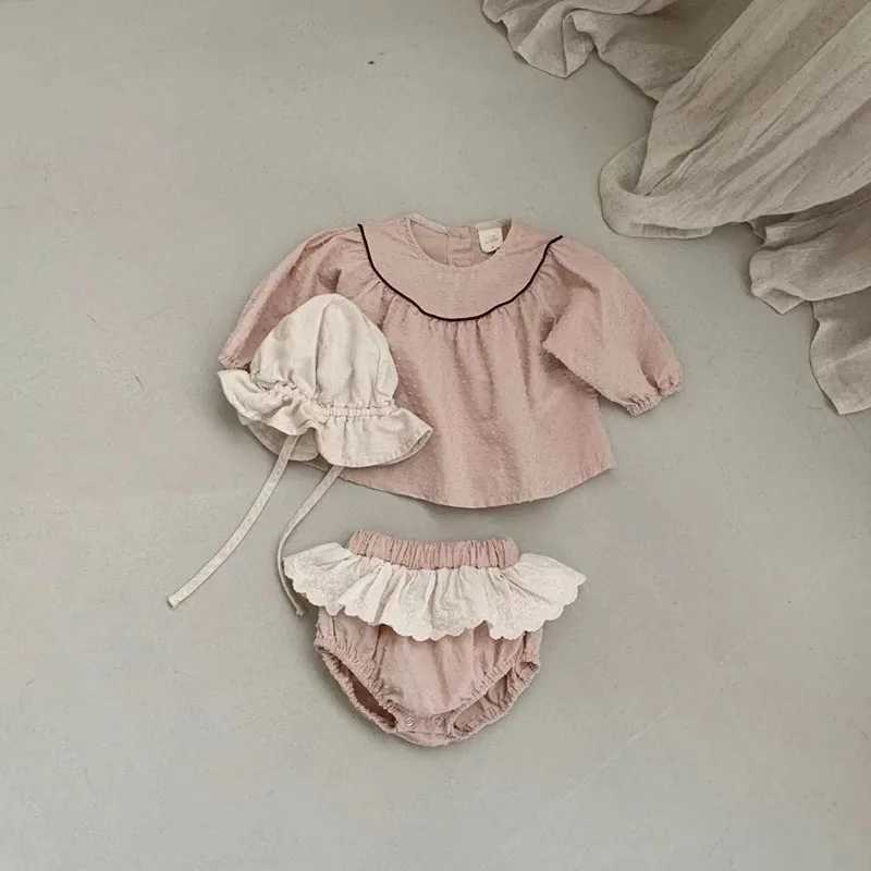 Shorts Summer Baby Clothes Girls Lace Bloomer Toddler Shorts Infant PP Shorts H240509