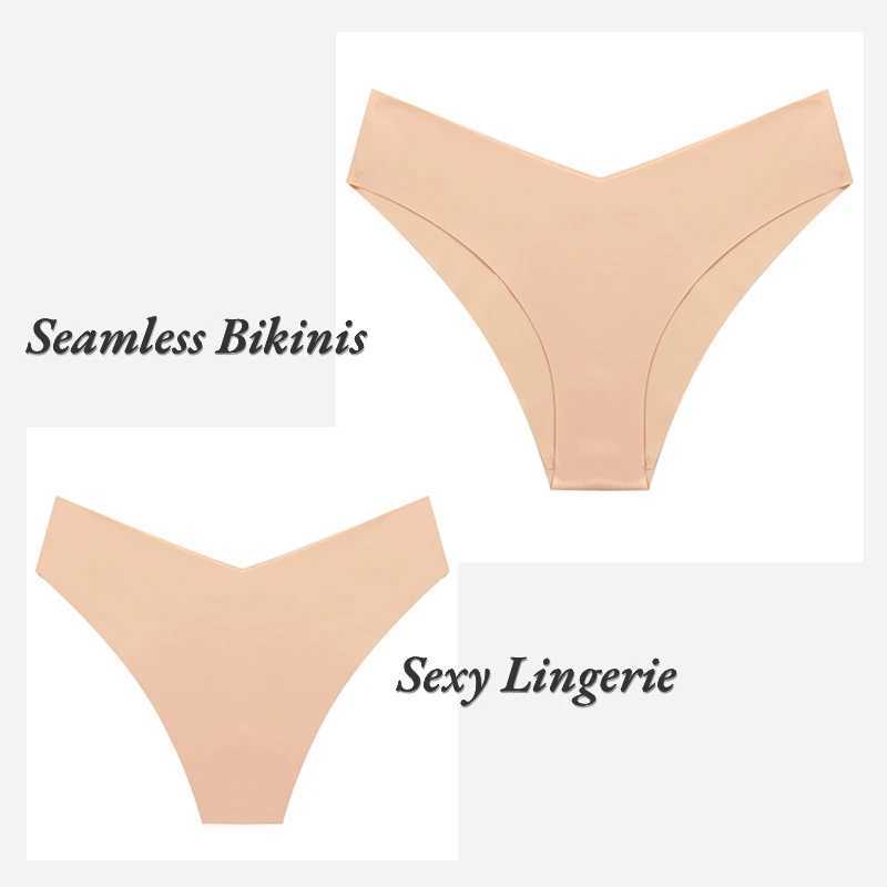 Bragas para mujeres 7 ropa interior sexy para mujer seda de seda sin costuras