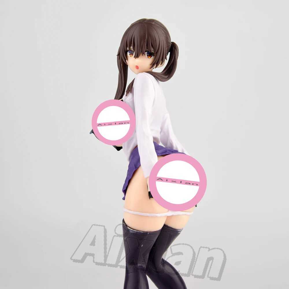 Akcja Figury 27 cm Skytube Anime Figur Figure Rodzima Mitaro Drex Yuzu Fuyanogi PVC Figura Sexy Girl ALDULT Kolekcja Model Doll Toys Y2404257GSD