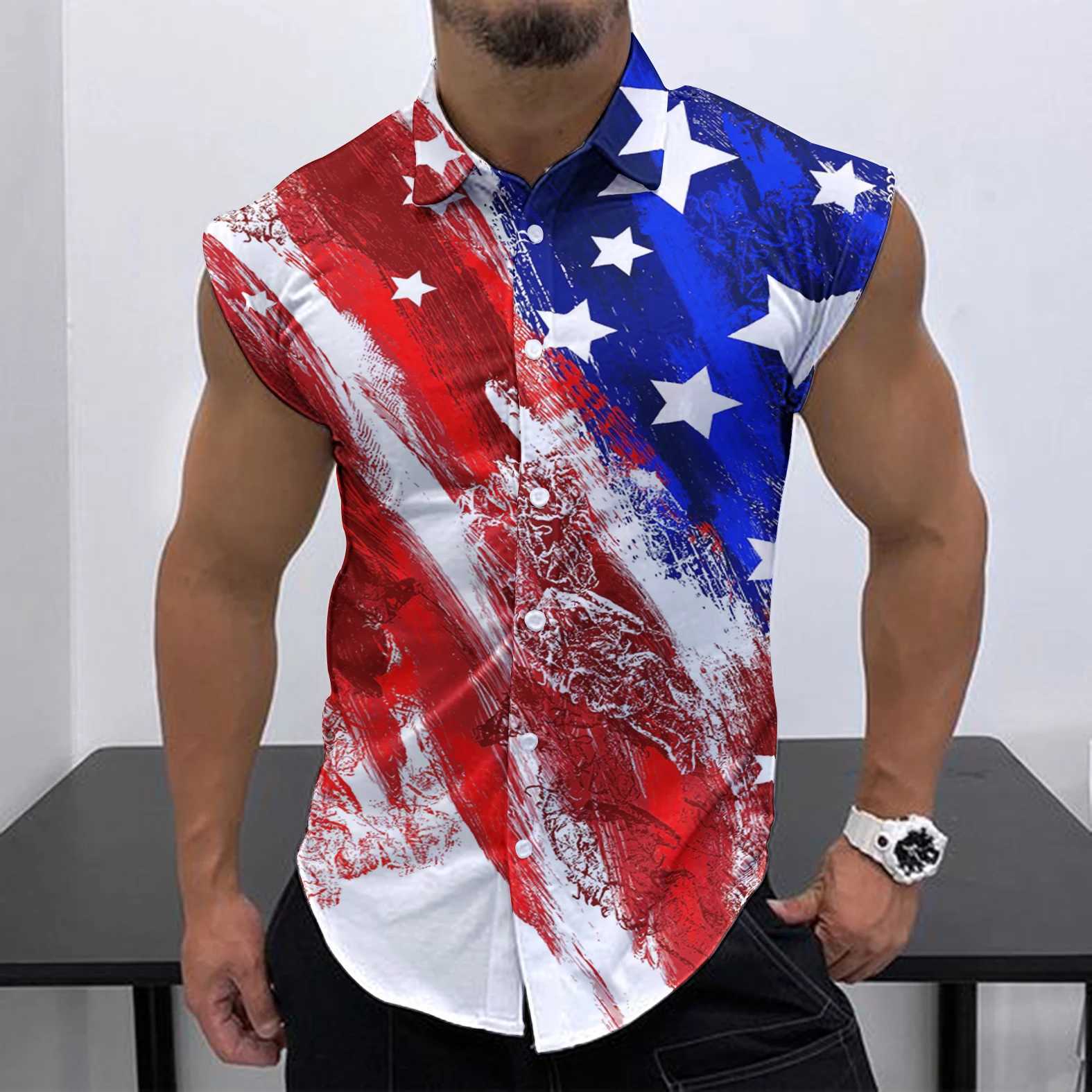 メンズカジュアルシャツ2023夏の新しいメンノースリーブシャツファッションストリートヨーロッパ系アメリカ人スタイルビーチホリデーパーティートレンドHD 3Dプリントシャツ240424
