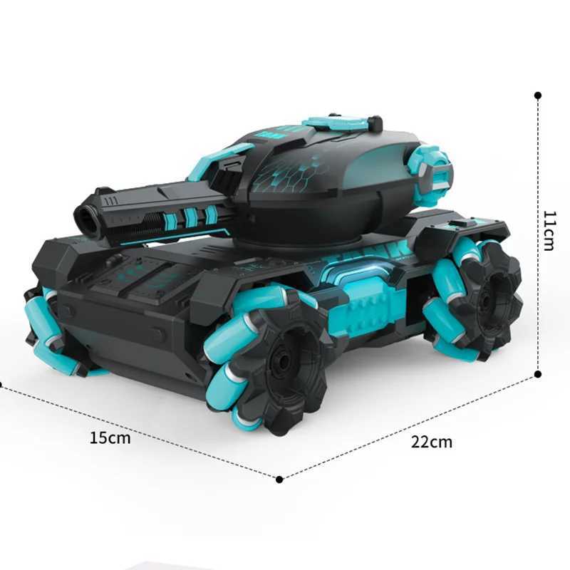 Electric/RC Car Battle RC Car RC Tank Water Bullets Bomb Car Battle Game Fun and Interactive 2.4G 4WD Remote Control Electric Water Tank Toy