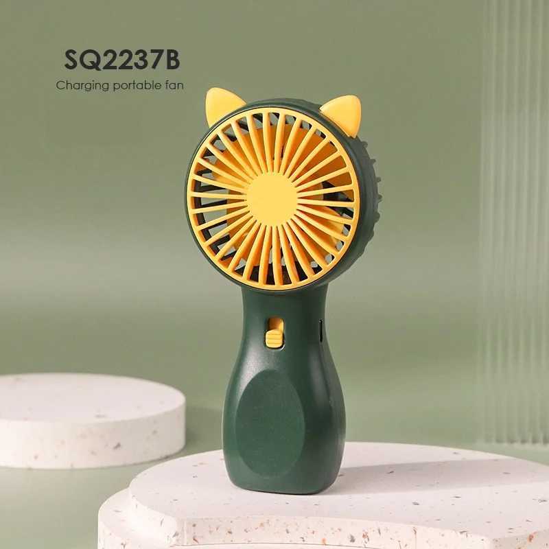 Electric Fans New USB Mini Fan Portable Handheld Fan Rechargeable Mini Handy Fan Pocket Size Low Noise Small Electric Fan Student Dormitory