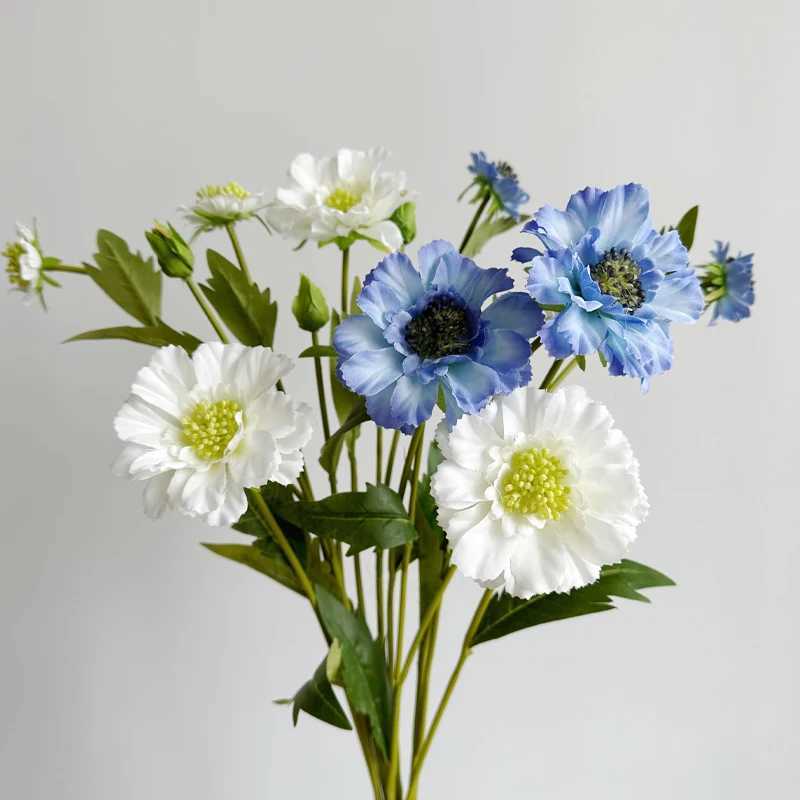 Getrocknete Blumen künstliche Seidenblume Blume Blue Bugleweed Blumenarrangement vergessen-me-nicht-nicht florale Dekoration Home Hochzeit Brautstrauß