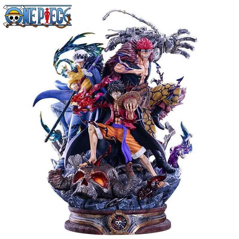 Figurines de jouets Luffy Trade 3 Captain One Piece Action Figurine Collection Ornement PVC Modèle Toy Giftl2403