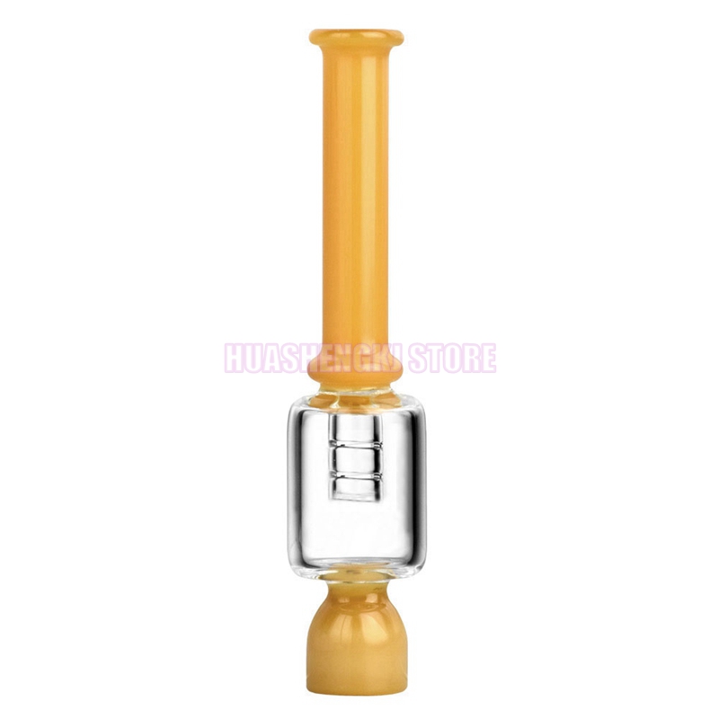 Neueste bunte Glasrohre Ein Schlagmann Asche Catch Herb Tobacco Oil Rigs Filter Schüssel tragbare innovative Handpipes Rauchen Zigarettenhandhalter Innovative Tube DHL