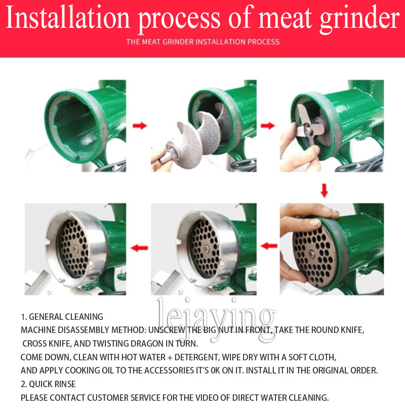 Professionell kommersiell Bone Crusher Electric Meat Grinder Chicken Head Mincer Hushåll Kycklingskelett Mincer