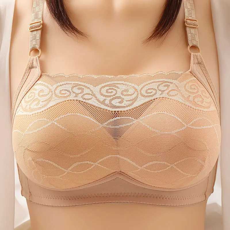 Zwangerschap Intimates Moeders groot formaat Volledig beker Bust Model Bra vrouwen terug drie rijen knoppen ondergoed vrouwen niet-stalen ring brassiere dames bhas d240426