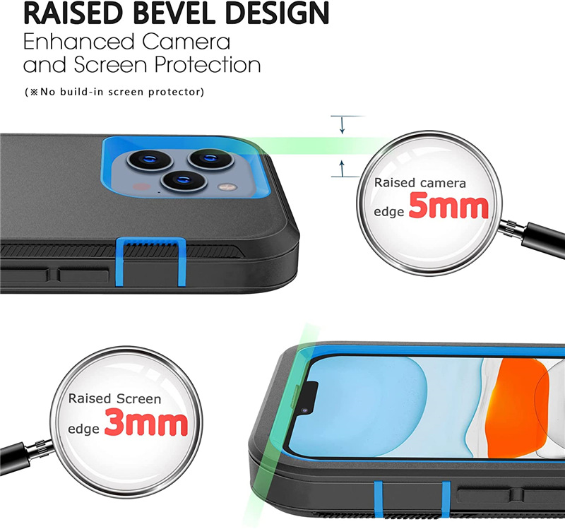 DEFENDER Armatura Duty Duty Shock Affrotta Clip Clip Telefono iPhone 15 14 13 12 Pro Max Mini X 7 8 Samsung S24 S23 S21 S20 Ultra Plus Sumpport Shipping Shipping