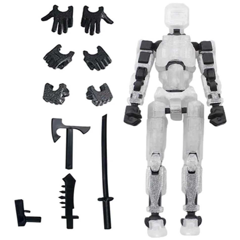 Action Toy Figures robot stampato 3D Diagramma d'azione dell'articolazione completa 13 Diagramma di azione fittizio con arresto Motion Animationl2403