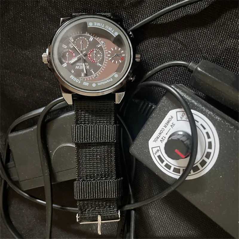 Polshorloges goedkope xinew merk es voor mannen reloj hombre mode nylon band eenvoudige datum quartz klok erkek barato saat relogio masculino q240426