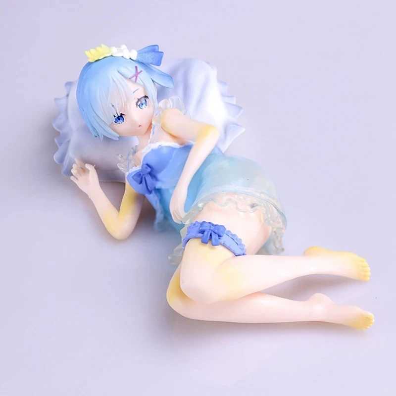 Anime Manga Rem Figure Starting from scratch living in another world. Afternoon tea party sleeping. Rem sexy model toy giftsL2404