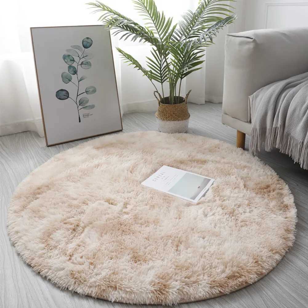 Tapis 40/60 / 80 cm petit tapis rond shaggy