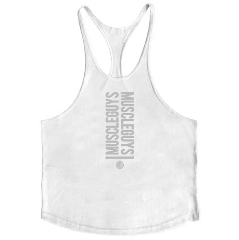 Herren Tank Tops Professionelle Fitness losen y-back 1 cm dünner Schultergurt Fitness Schnürentanpl2404