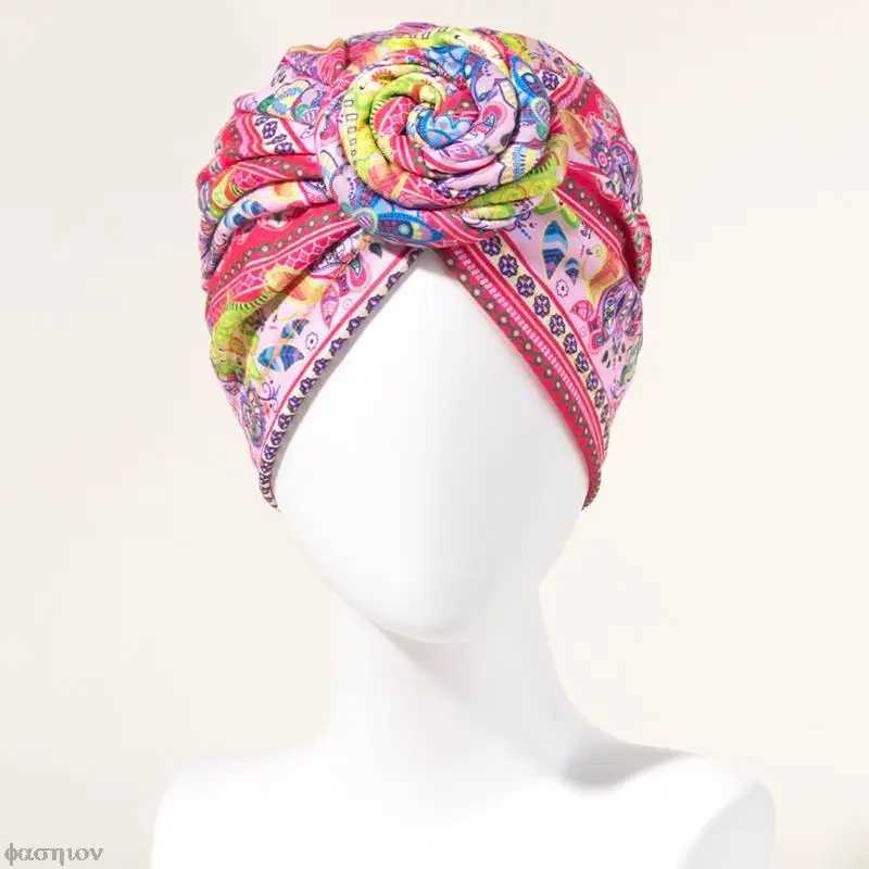 Bandanas Durag Top Top Knot Coffare arabe enveloppé le foulard prêt à porter le foulard élastique Elastic Headscarf CHAPLE CHIMIQUE BANDANAS FEMANDS 240426