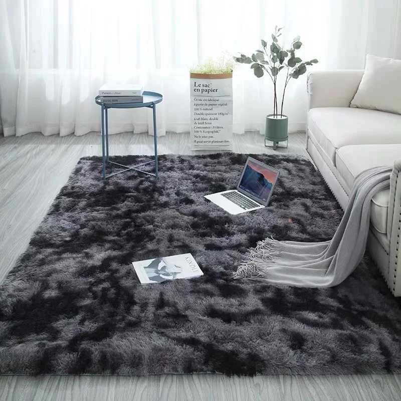 Teppiche Hersteller Großhandel farbveränderte Seiden Haarkrawatten-gedruckte Teppich Teppich Inspire Samt Wohnzimmer Lernbett Schlafzimmer Teppich