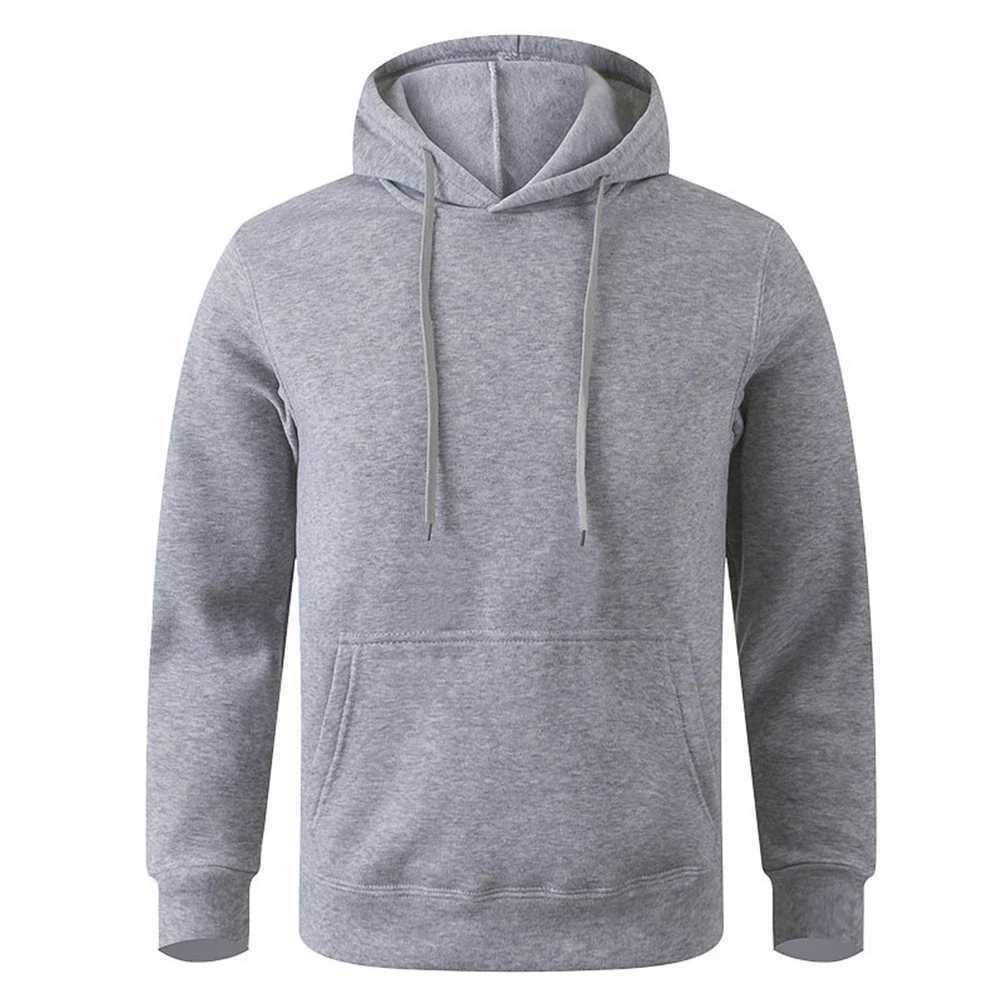 Sweatshirts Mens Hoodies Sweatshirts Mens Pullover Autumn Wool Hoodie Solid Color Extra Large Sweatshirt Casual Womens Sweatshirt Long sleeved Hoodie 240425