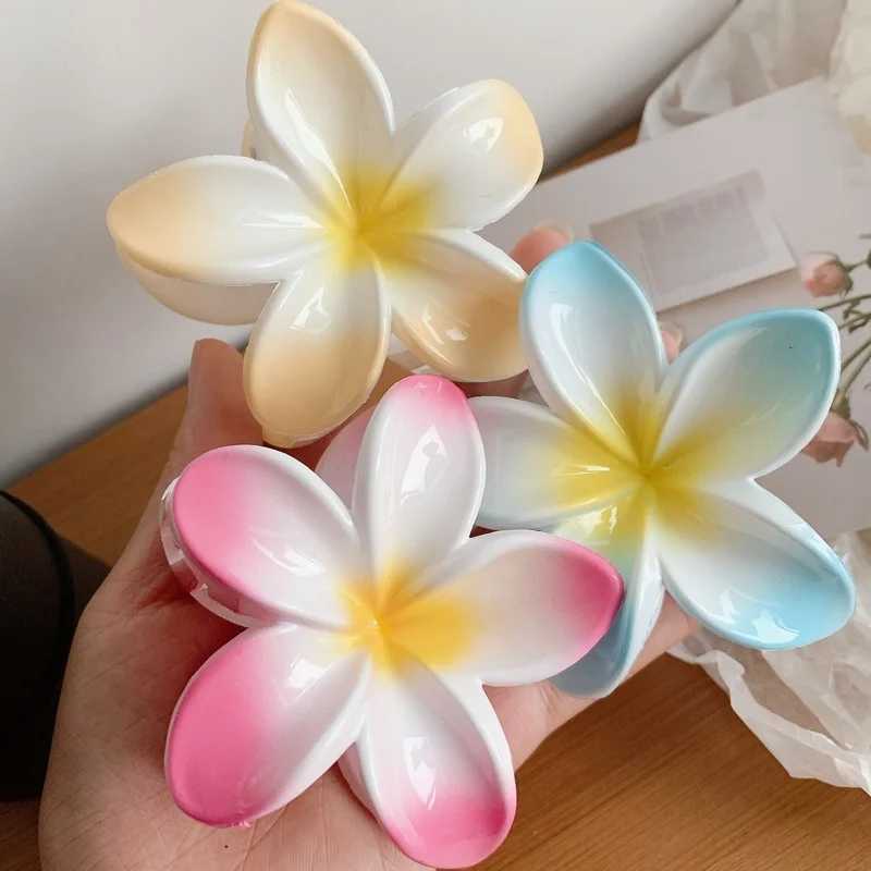 Clip capelli Barrette 2022 Nuove ragazze colorate Eleganti Flower Clip Plastica Accessori femminili Claw Fashion Claw