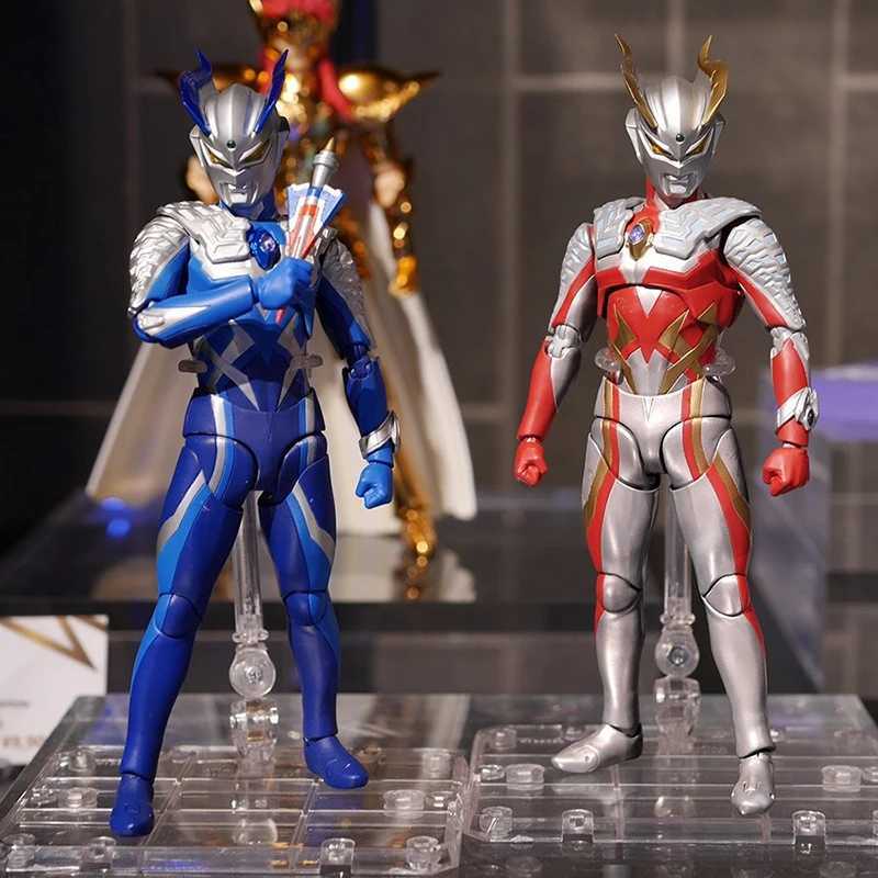 Manga anime Ultraman Ultra Zero Fit Figura Shf Luna Miracle Strong Corona Zero Figure Figure Modello Toys Giftsl2404