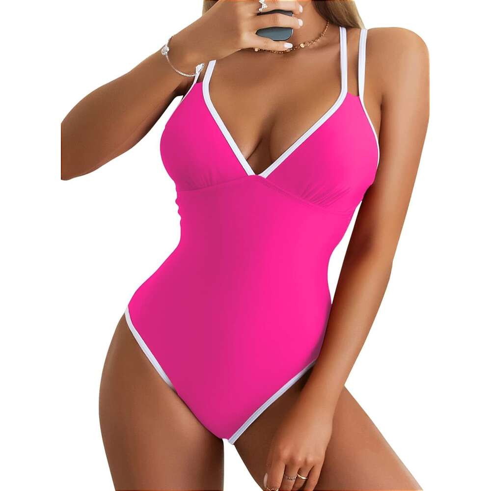 Nouveau bikini le body de la couleur de la couleur unie à la taille multi-couleurs de taille slim fit hauteur