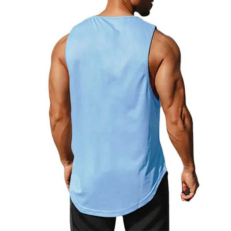 Débardeur pour hommes japonais script de tortue anime imprimé pour hommes vêtements de gym de gym de fitness