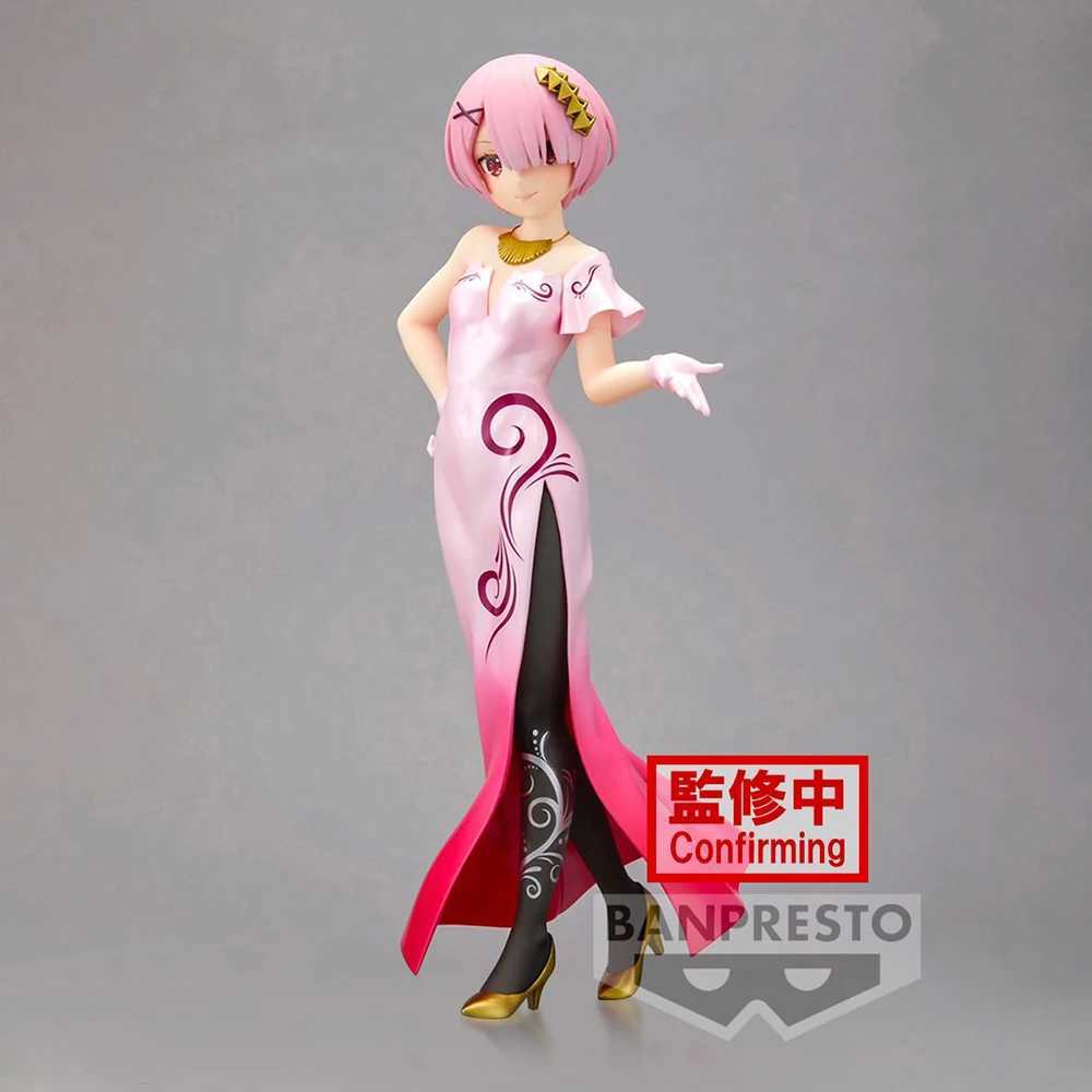 Anime manga banpresto glitterglamours re noll starta liv i en annan värld ram ram modell leksak samlarobjekt anime figur gåva för fansl2404