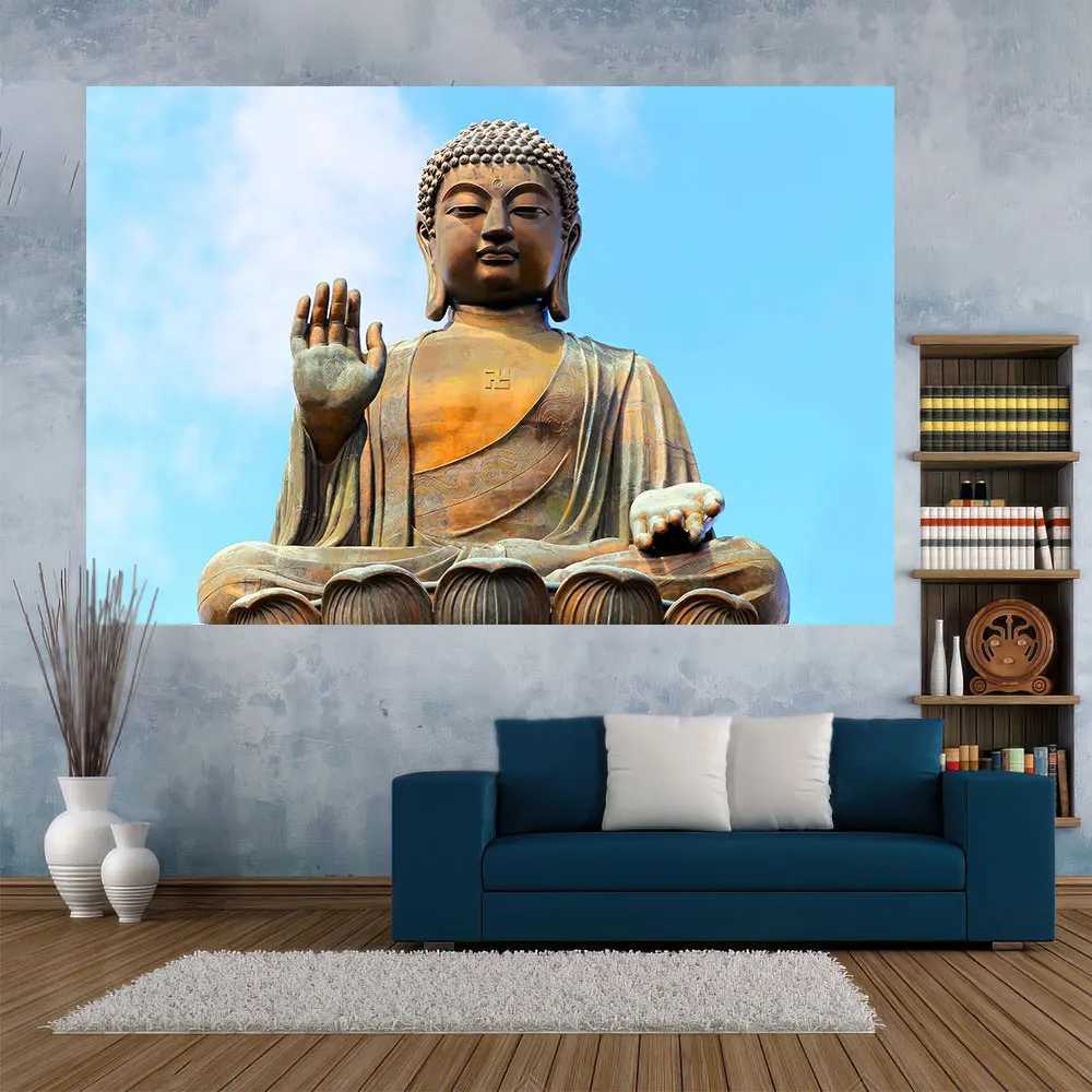 Gobeliny Indian Buddha Meditation gobeliny manda joga mata hipiska bohemiczna sofa koc deokracja salonu