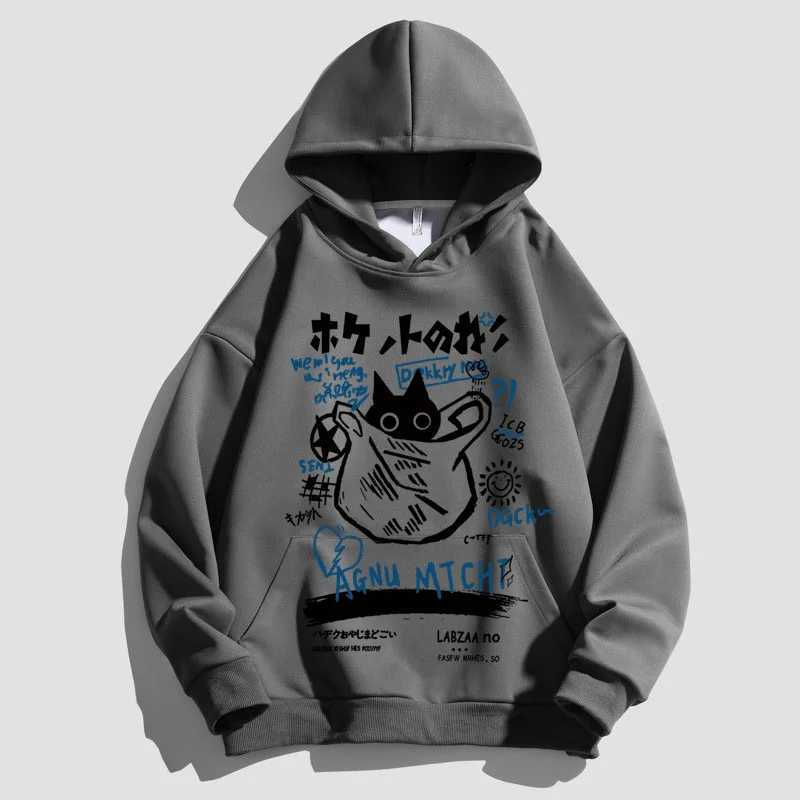 Hoodies pour hommes Sweatshirts de style japonai