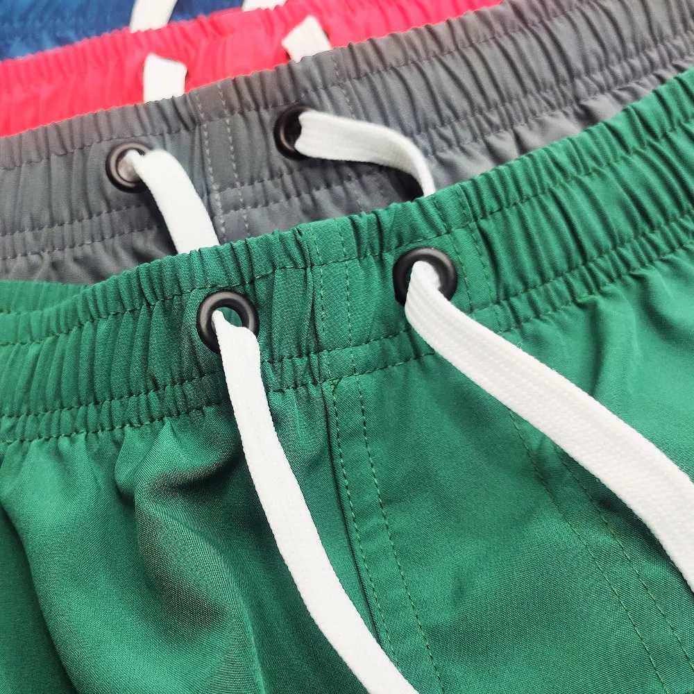 Heren shorts Men Swimming Beach Wear Shorts Board Mens Swimwear Board Board Gym Running Pants Swimsuit Swim Suit kort Homme Zwem D240426