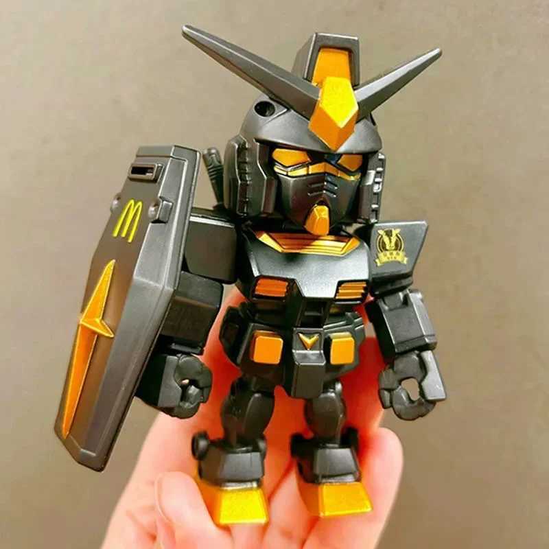 Anime Manga McDonald Figure Qmsv Rx-78-2 Ver Angus Mobile Suit Action Figurine Collectable Model Doll Statue Robot Set Toy GiftsL2404