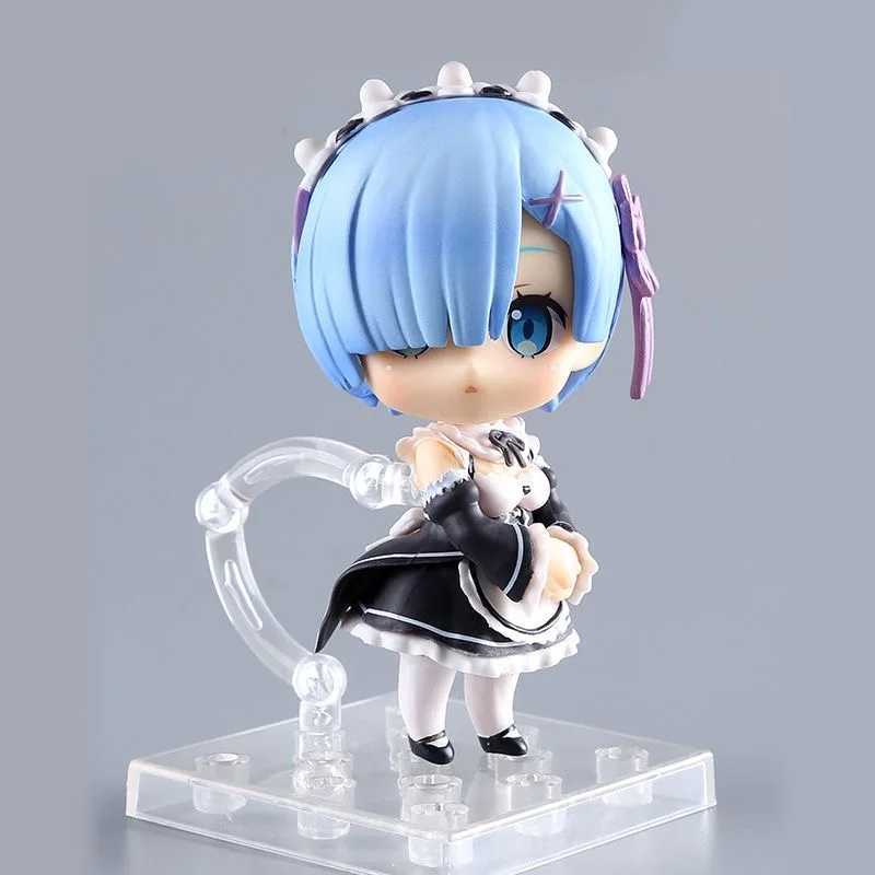 Anime Manga Anime Postacie w różnych światach REM 10CM Wymienne części akcja Charakter Zabawek Kolekcja zabawek świątecznych Doll Bame Packagingl2404