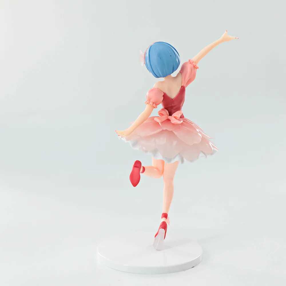 Anime manga ref w innym świecie od Zero Rem Cherry Blossoms Standing Model Toy Pvc Collection Desktop Namesl2404