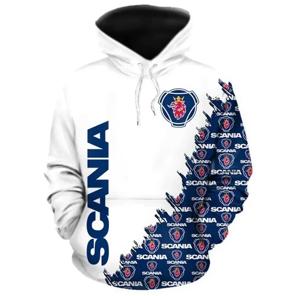 Sudaderas para hombres sudaderas con capucha para hombres 2024 primavera nueva camioneta 3d impresión a la moda sudadera con capucha de calles grandes calles de manga larga 240425