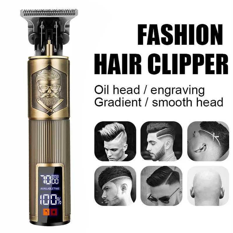 Haar Trimmer T9 Elektrische haar Clipper Hair Clipper Shaver Body Trimmer Professional Hairdresser Mens Trimmer Shaver Q240427