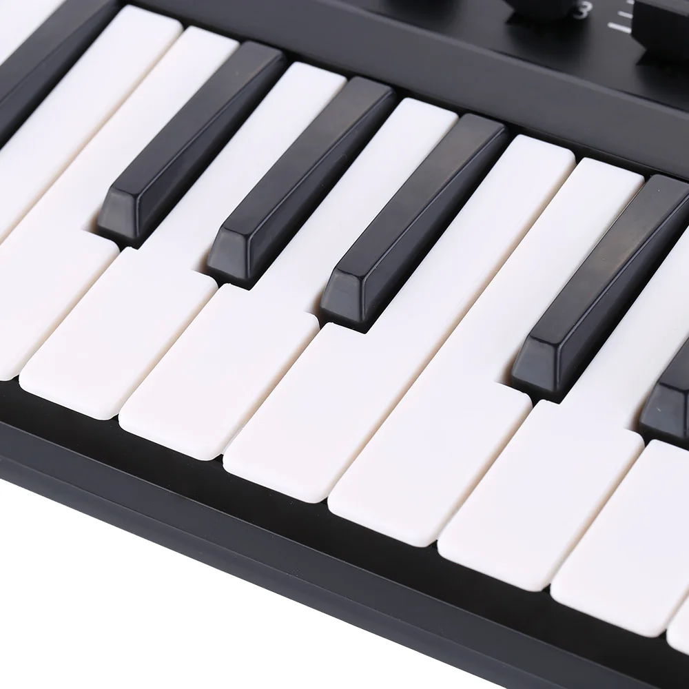 Teclados mundos panda mini portátil mini 25key teclado USB controlador midi e bateria de bateria de teclado midi instrumentos musicais